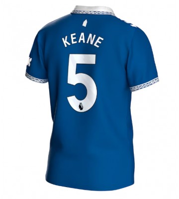 Everton Michael Keane #5 Primera Equipación 2023-24 Manga Corta